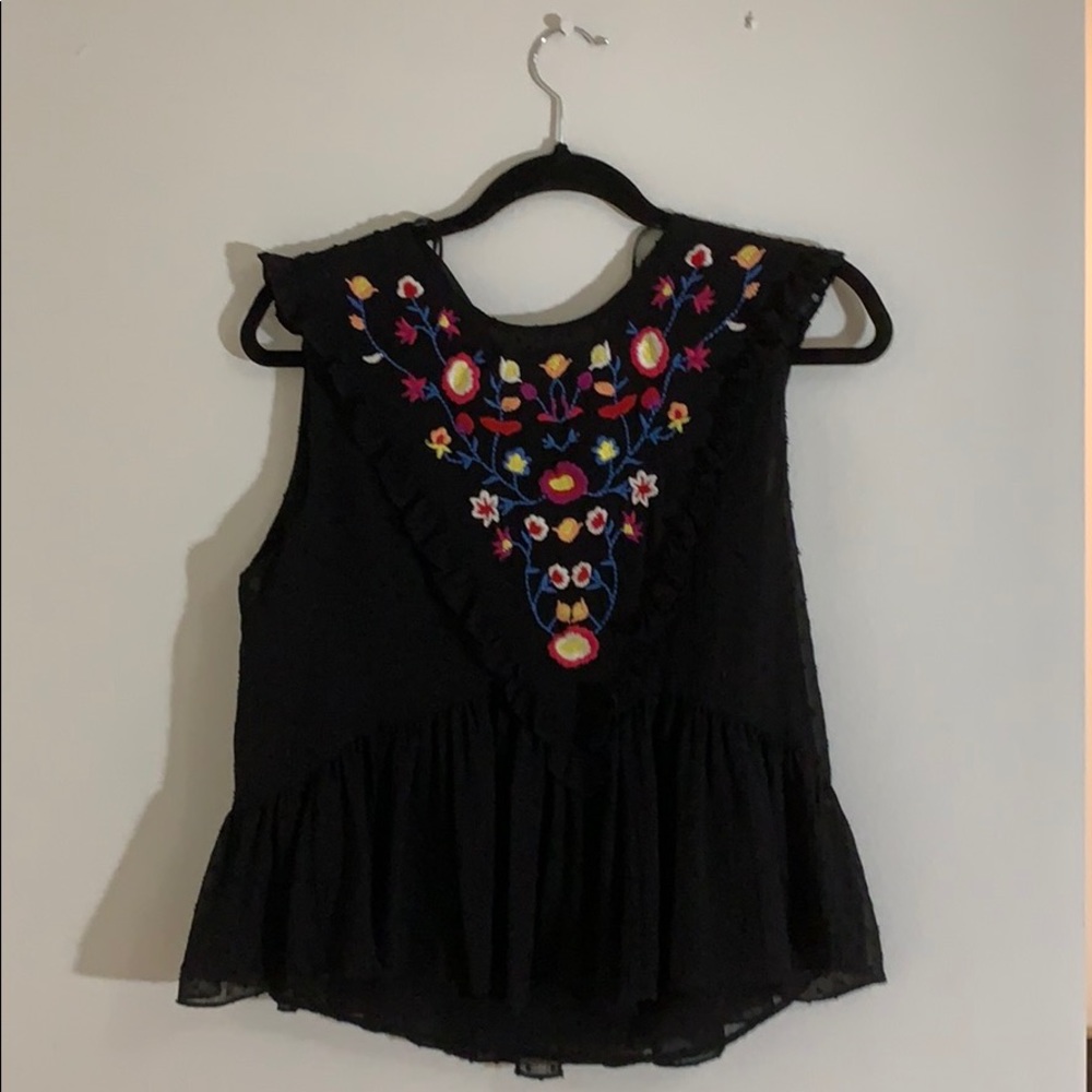 Zara floral top